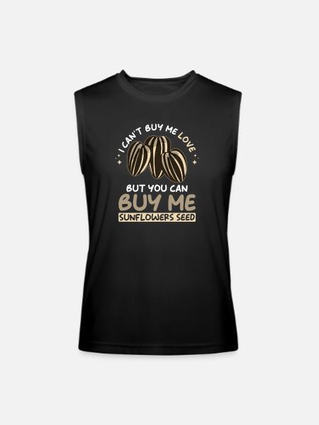 Sunflower Seeds - Men’s Performance Sleeveless Shirt - black