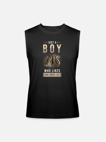 Sunflower Seeds - Men’s Performance Sleeveless Shirt - black