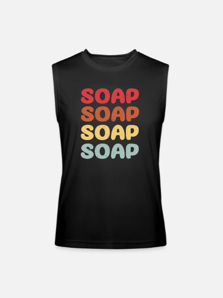 Soap - Men’s Performance Sleeveless Shirt - black