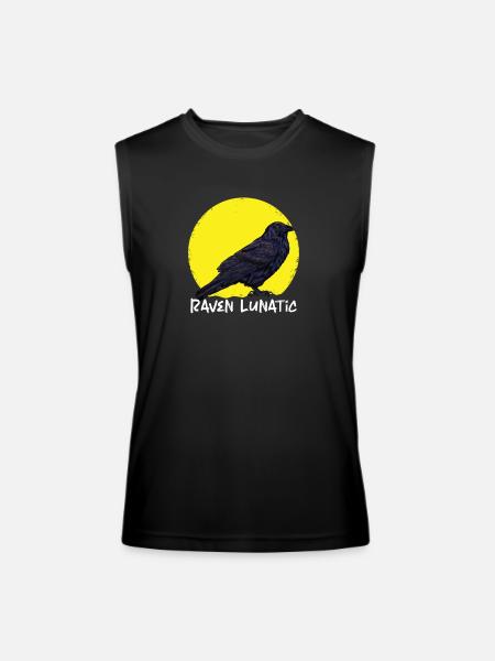 CROW / RAVENS: Raven Lunatic - Men’s Performance Sleeveless Shirt - black