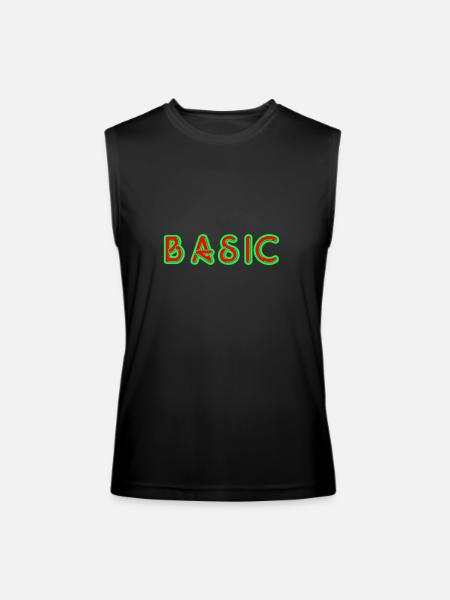 Basic - Men’s Performance Sleeveless Shirt - black