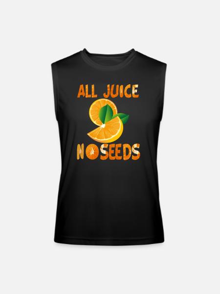 All Juice No Seeds - Men’s Performance Sleeveless Shirt - black