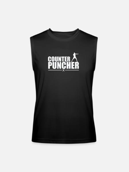 Counter puncher boxing - Men’s Performance Sleeveless Shirt - black