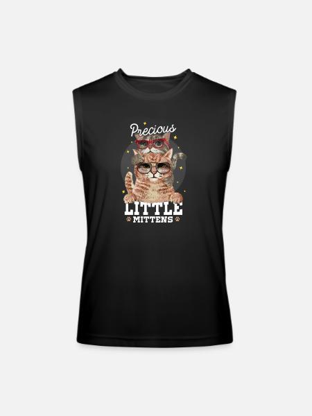Precious little mittens - Men’s Performance Sleeveless Shirt - black
