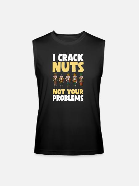 Nutcracker Saying - Men’s Performance Sleeveless Shirt - black