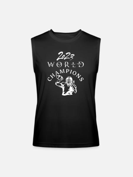 2023 world champions - Men’s Performance Sleeveless Shirt - black