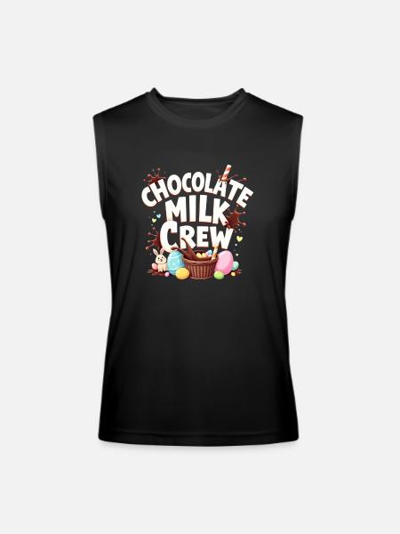 CHOCOLATE MILK CREW - Men’s Performance Sleeveless Shirt - black