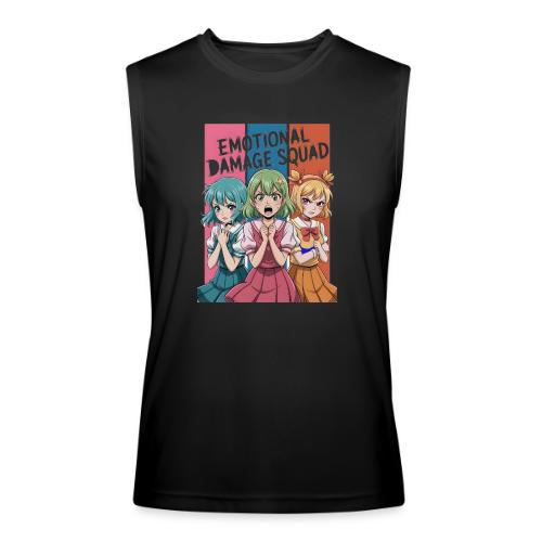 Emotional Damage Squad – Funny Anime Schoolgirl - Men’s Performance Sleeveless Shirt