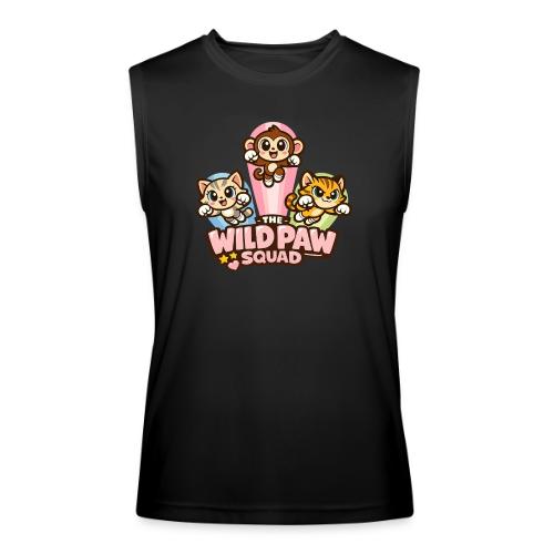 Wild Paw Squad Cute Animal Friends - Men’s Performance Sleeveless Shirt