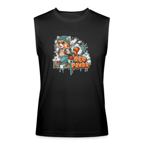 Red Panda Street Graffiti Vibes - Men’s Performance Sleeveless Shirt