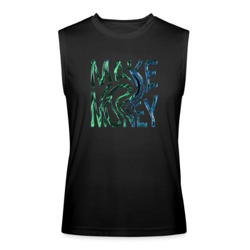 Make Money Neon 3D - Men’s Performance Sleeveless Shirt