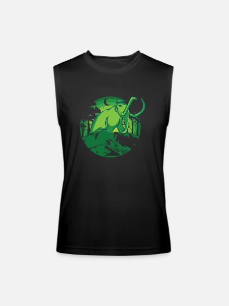 Mammoth Prehistoric Animal - Men’s Performance Sleeveless Shirt - black