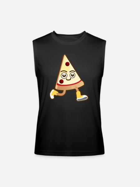 Pizza Slice - Men’s Performance Sleeveless Shirt - black