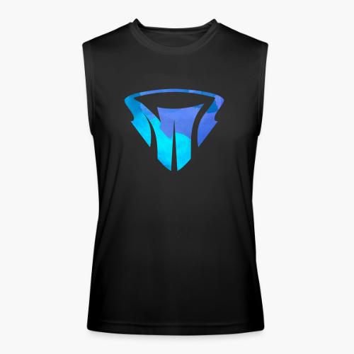 Blue Logo - Men’s Performance Sleeveless Shirt