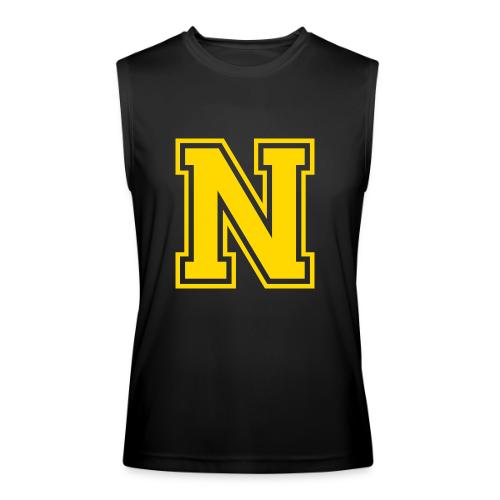 Letter N – Capital Athletic Alphabet Monogram - Men’s Performance Sleeveless Shirt