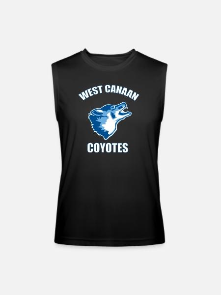 West Canaan Coyotes - Men’s Performance Sleeveless Shirt - black