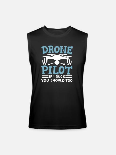 Drone Pilot - Men’s Performance Sleeveless Shirt - black