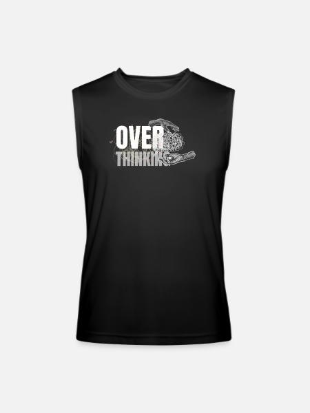 Queer Thinking Collage - Men’s Performance Sleeveless Shirt - black