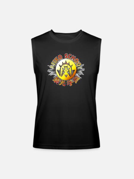 Reiko Daybreak School Emblem Sunrise - Men’s Performance Sleeveless Shirt - black