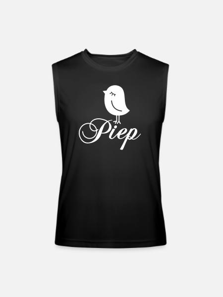 Sparrow “Piep” - Men’s Performance Sleeveless Shirt - black