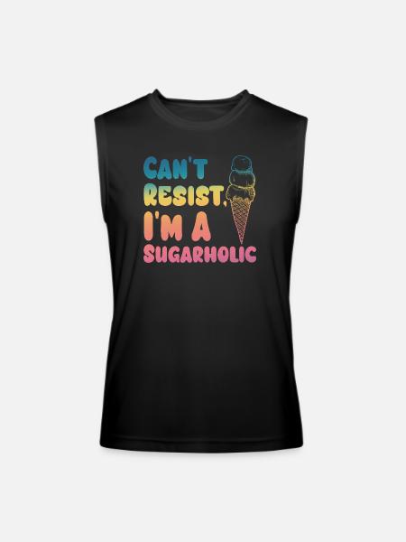 Sugarholic Ice Cream Pop - Men’s Performance Sleeveless Shirt - black