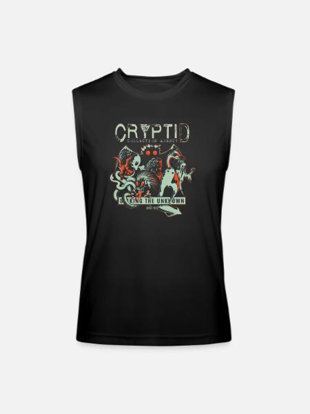Cryptid Kin Palette Tee - Men’s Performance Sleeveless Shirt - black