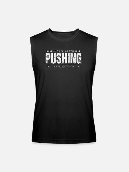 Energize Your Journey - Men’s Performance Sleeveless Shirt - black