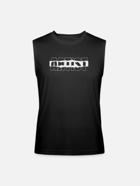 Artist - Men’s Performance Sleeveless Shirt - black