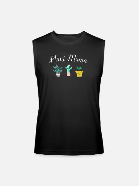 Plant Mama - Men’s Performance Sleeveless Shirt - black