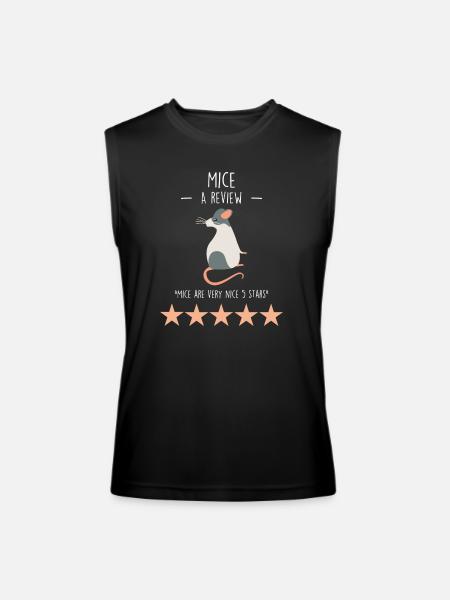 Mouse Review - Men’s Performance Sleeveless Shirt - black