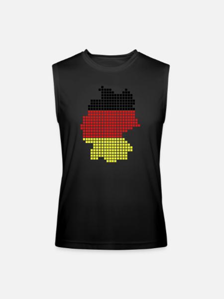 germany - Men’s Performance Sleeveless Shirt - black