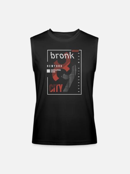 Basic T shirt - Men’s Performance Sleeveless Shirt - black