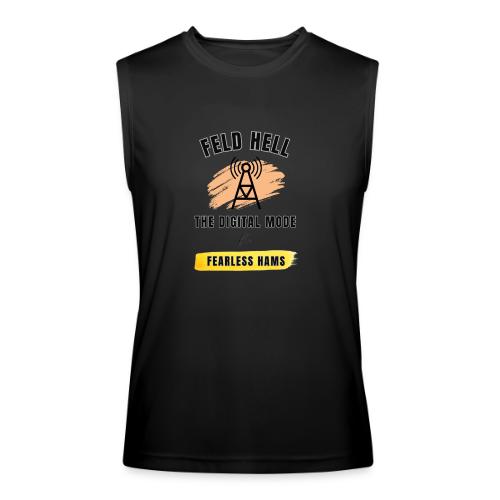 FELD HELL The Digital Mode For Fearless Hams - Men’s Performance Sleeveless Shirt