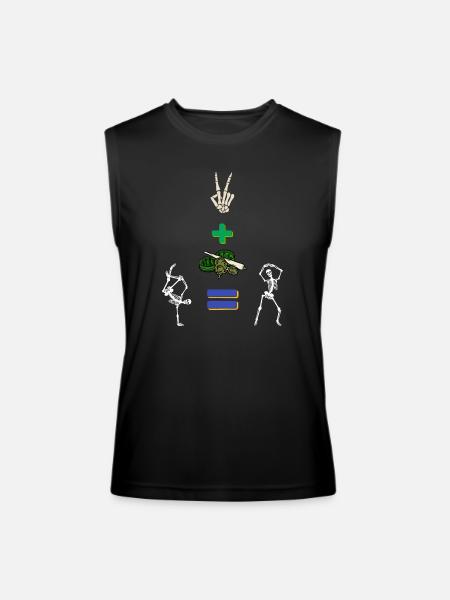The smoking Idiots - Men’s Performance Sleeveless Shirt - black
