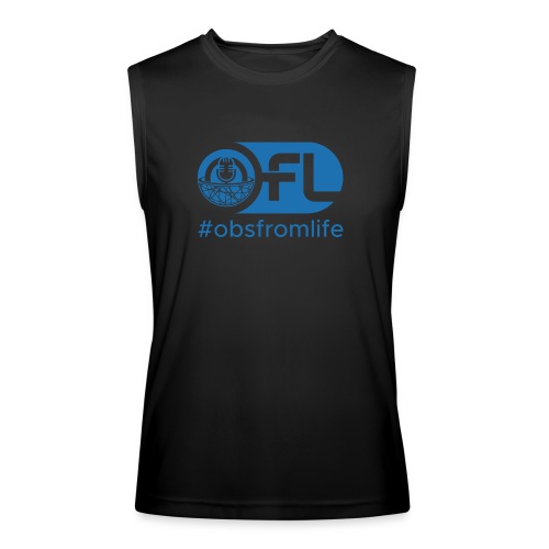 Observations from Life Logo with Hashtag - Men’s Performance Sleeveless Shirt