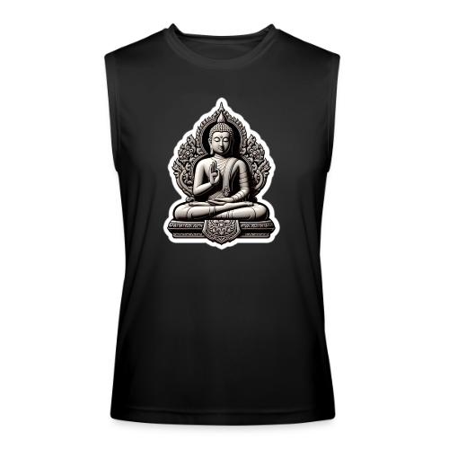The Buddha Displaying Hand Mudra - Men’s Performance Sleeveless Shirt