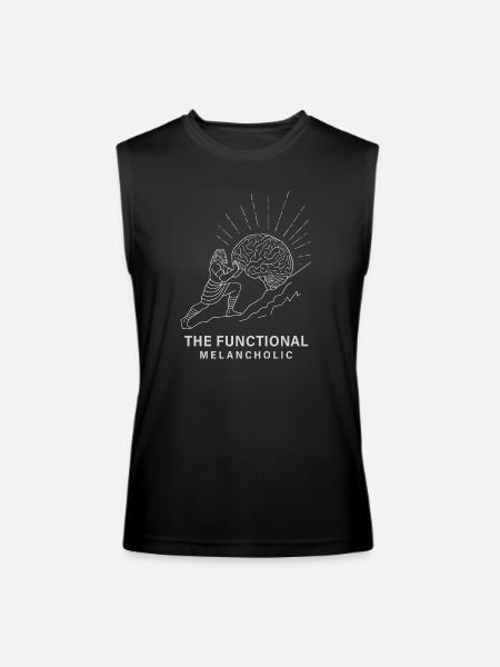 The Functional Melancholic - Men’s Performance Sleeveless Shirt - black
