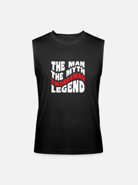 Warrior Kenjutsu - Men’s Performance Sleeveless Shirt - black - Front