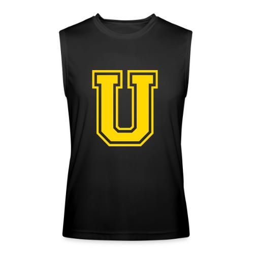 Letter U – Capital Athletic Alphabet Monogram - Men’s Performance Sleeveless Shirt