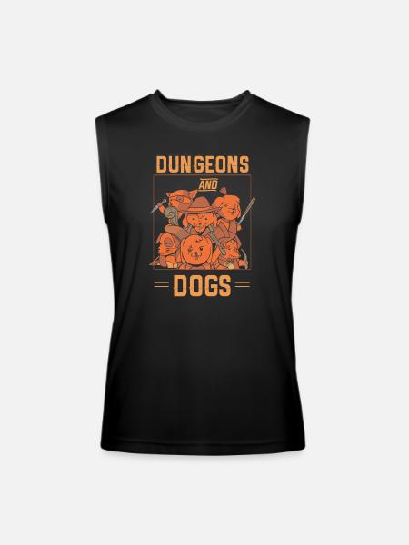 Dungeons And Dogs - Men’s Performance Sleeveless Shirt - black