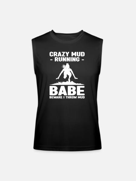 Mud racing - Men’s Performance Sleeveless Shirt - black