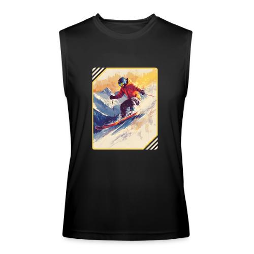 Skiing Through Snow Dreams - Men’s Performance Sleeveless Shirt