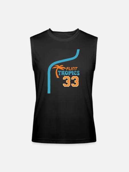 Flint Michigan Tropics - Men’s Performance Sleeveless Shirt - black - Front