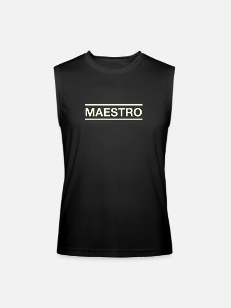 Maestro - Men’s Performance Sleeveless Shirt - black