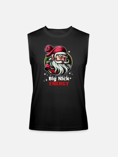 Big nick energy t-shirt - Men’s Performance Sleeveless Shirt - black
