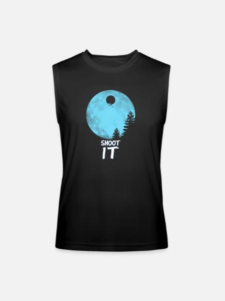 Shoot It107 - Men’s Performance Sleeveless Shirt - black