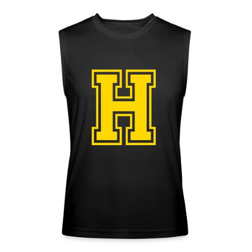 Letter H – Capital Athletic Alphabet Monogram - Men’s Performance Sleeveless Shirt