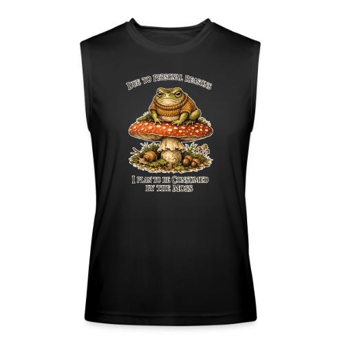Frog Consumed by Moss Cottagecore Aesthetic - Men’s Performance Sleeveless Shirt