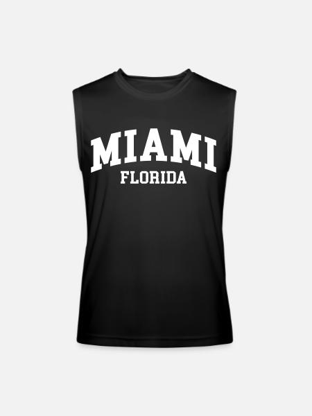Miami - Men’s Performance Sleeveless Shirt - black