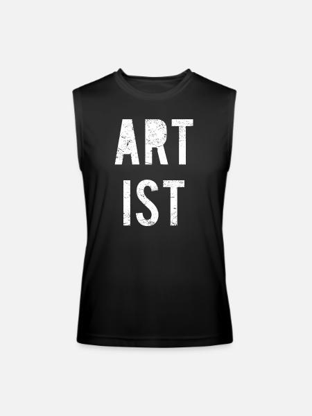 Artist - Men’s Performance Sleeveless Shirt - black